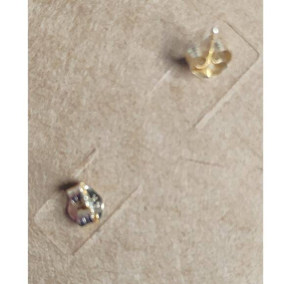 14kt Gold Pearl Dangle Earrings - Picture 7 of 7